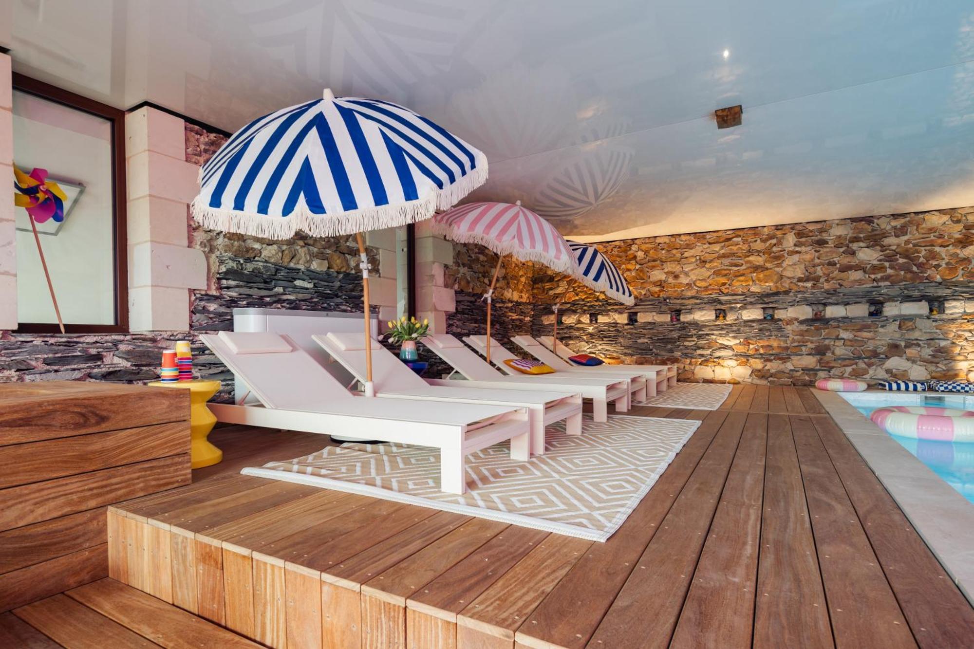 Casa Mila & Spa - Maison D'Hotes Raffinee Vue Loire, Spa & Piscine Saint-Mathurin  Ngoại thất bức ảnh